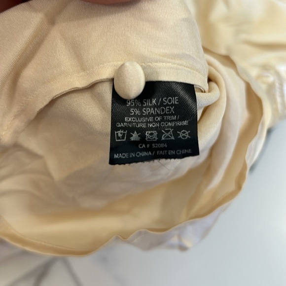 LA FEE VERTE Silk Romper Champagne - Picture 6 of 6